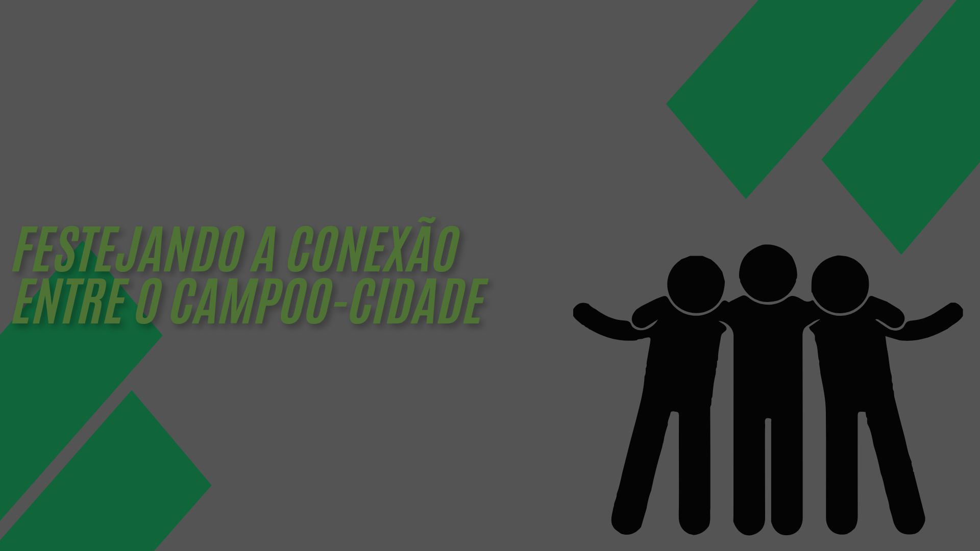 banner festejando a conexão do campo cidade, feito no canva.